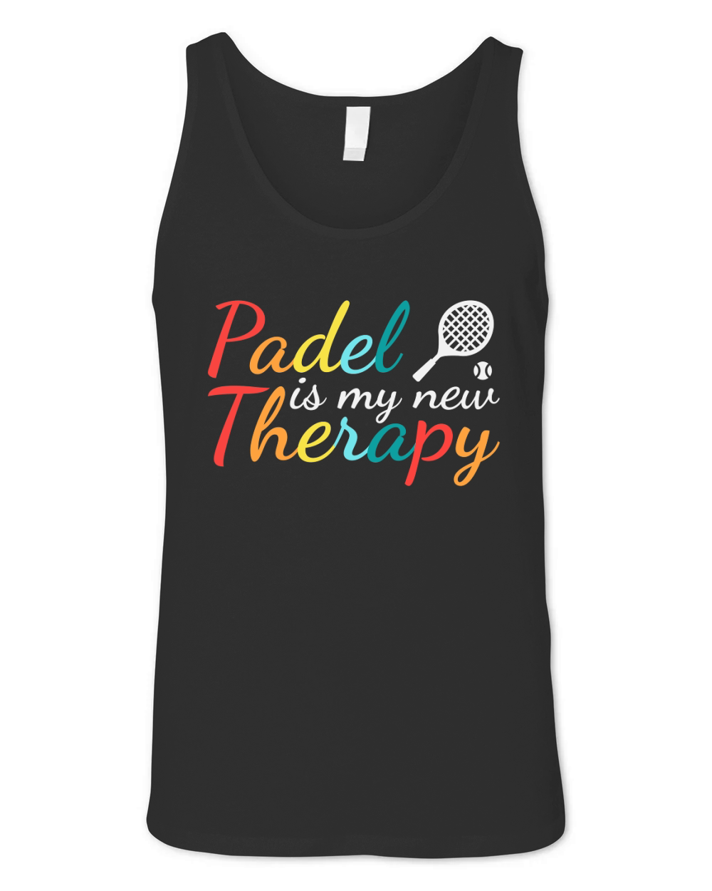 Padel Is My New Therapy Unisex Jersey Tank