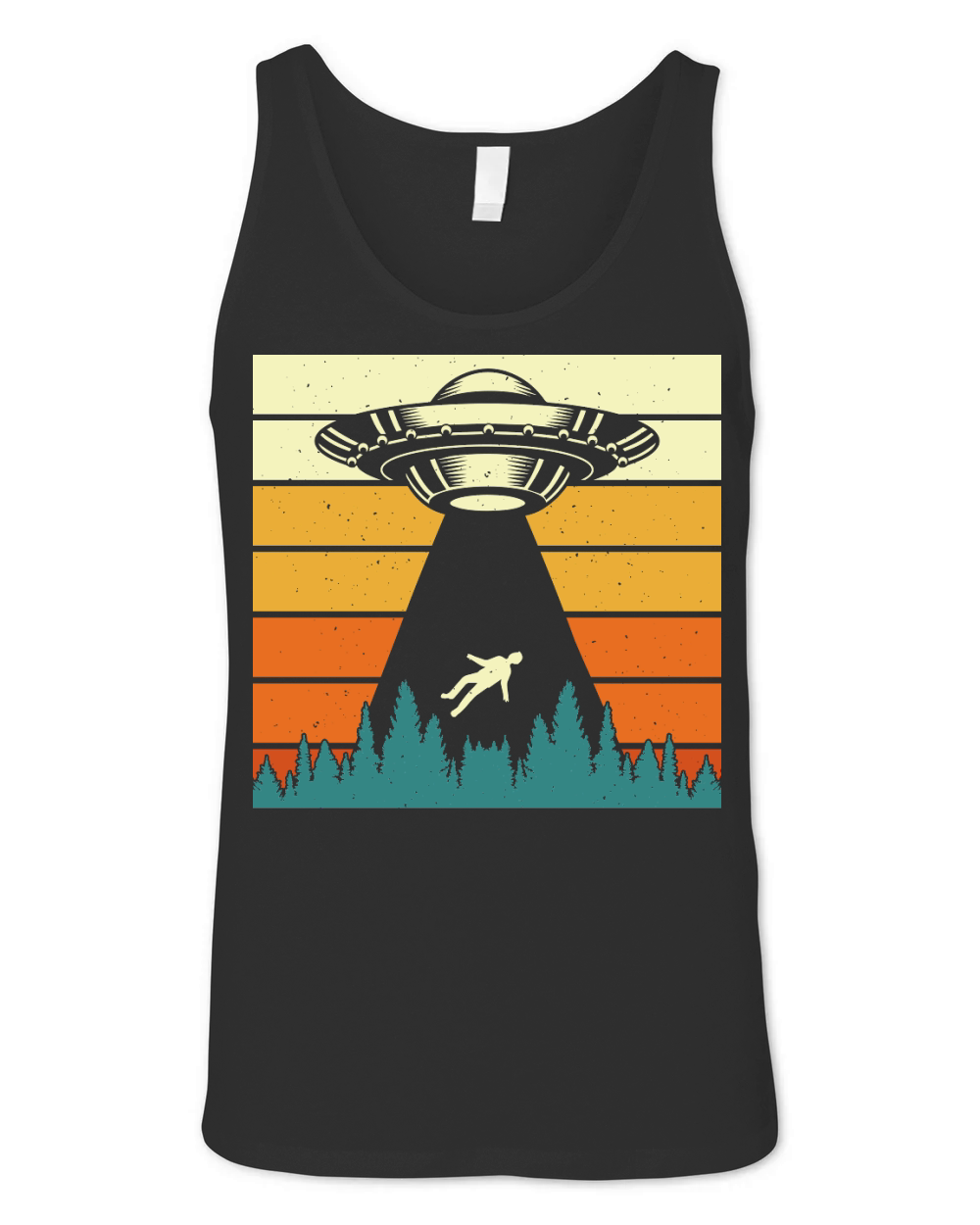 Vintage UFO Alien 38 Unisex Jersey Tank
