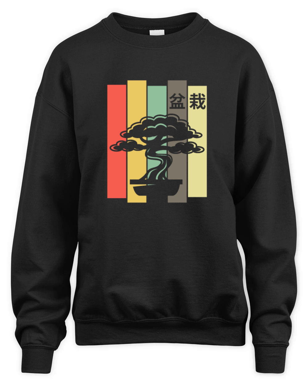 Bonsai Tree Japanese Retro Vintage Unisex Premium Crewneck Sweatshirt