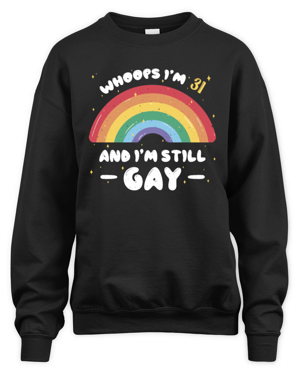 Rainbow Age 31 Years Gay Pride LGBT Pride Month Unisex Premium Crewneck Sweatshirt