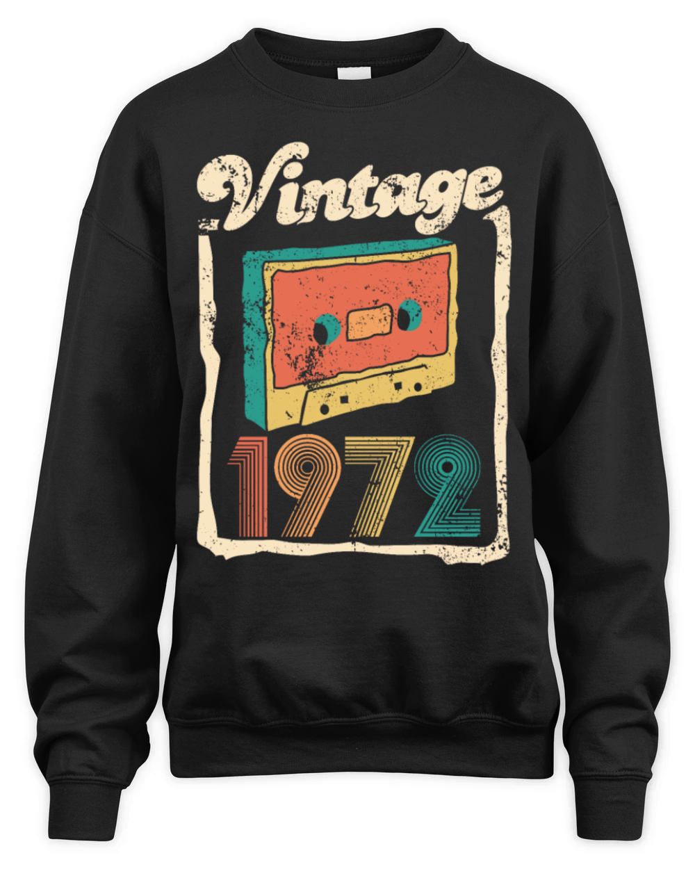 Vintage 1972 - 50 years old - 50th birthday gift Unisex Premium Crewneck Sweatshirt