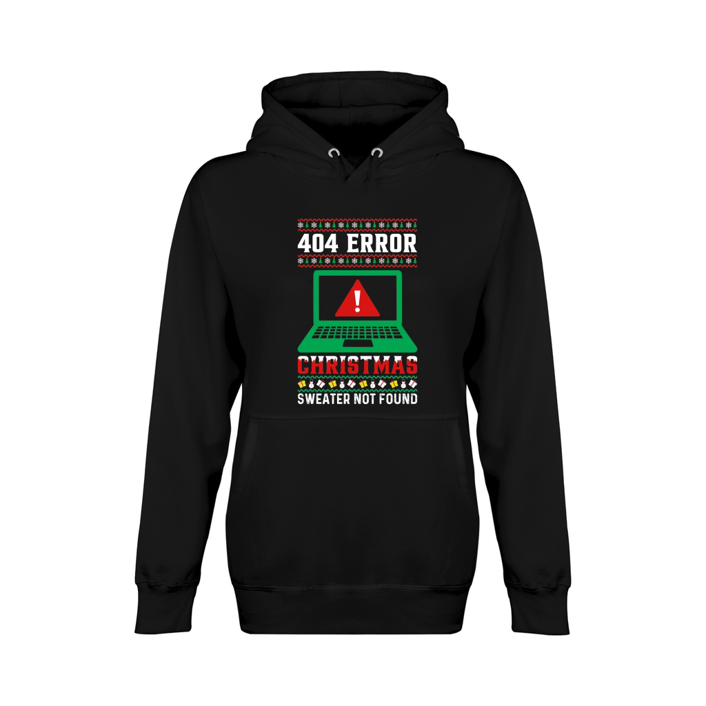 404 error Christmas sweater not found Unisex Premium Pullover Hoodie