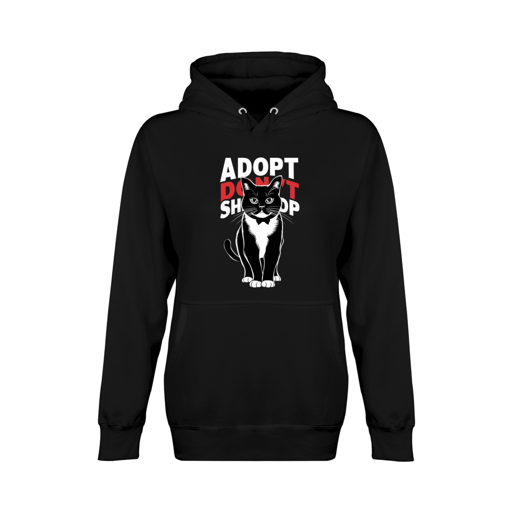 Adopt Dont Shop Cat Unisex Premium Pullover Hoodie