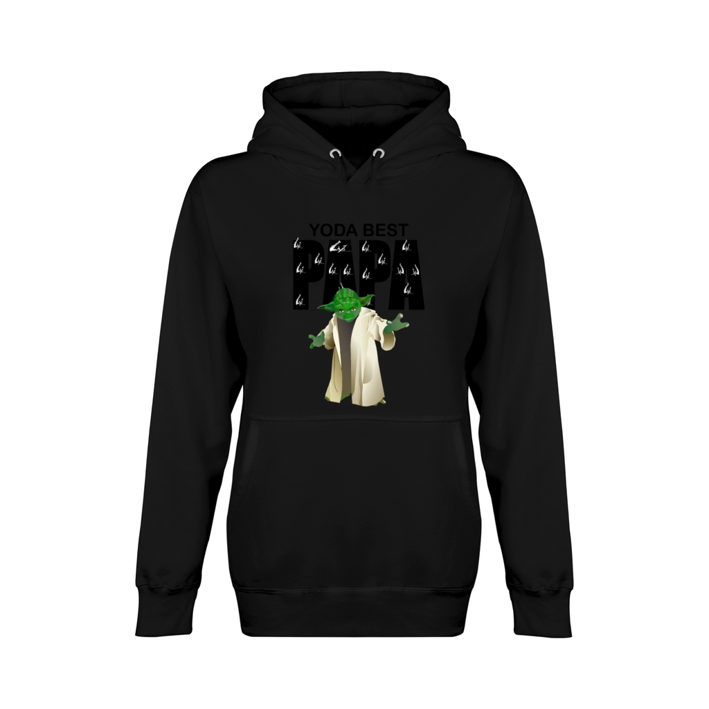 Star Wars Yoda Lightsaber Best Dad Fathers Day Unisex Premium Pullover Hoodie