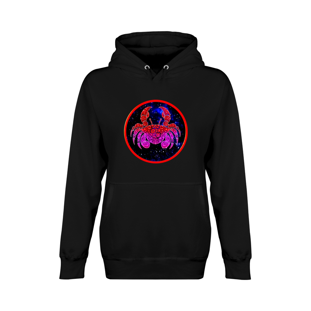 Unique Pattern of Cancer Zodiac Unisex Premium Pullover Hoodie