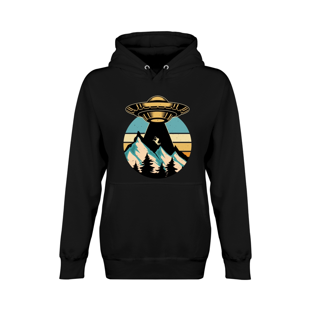 Vintage UFO Alien 28 Unisex Premium Pullover Hoodie