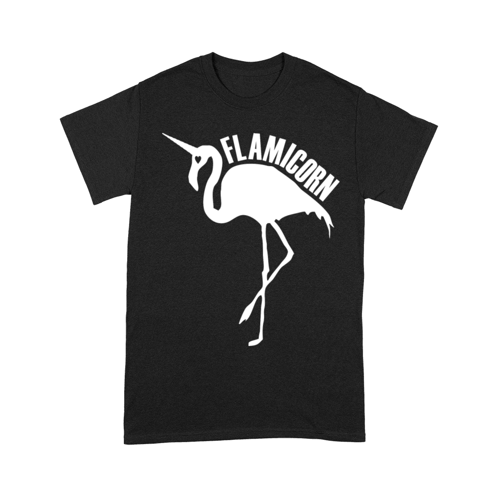 flamingo unicorn hybrid creature hybrids white Unisex T-Shirt