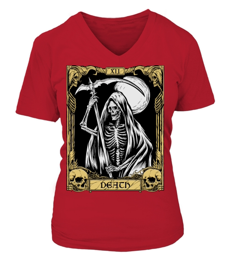 Death V-neck T-Shirt Woman