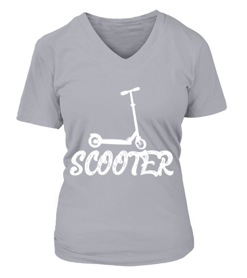 Scooter scooter city scooter V-neck T-Shirt Woman