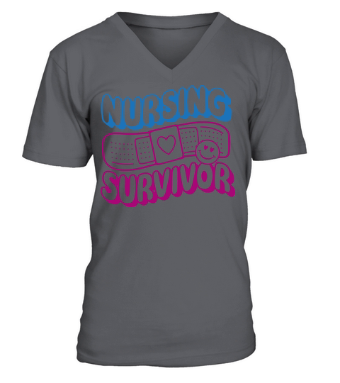 Nursing survivor V-Neck T-shirt