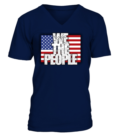 We The People V-Neck T-shirt