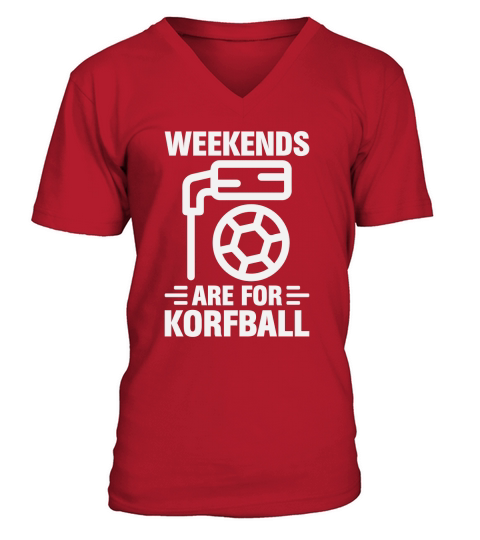 Weekends Are For Korfball V-Neck T-shirt