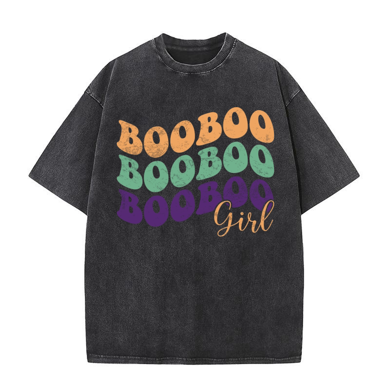 Booboo Halloween 04 Washed T-Shirt