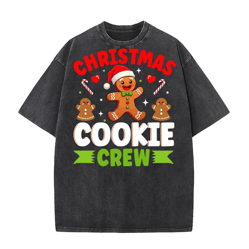 Christmas Cookie Crew 7 Washed T-Shirt