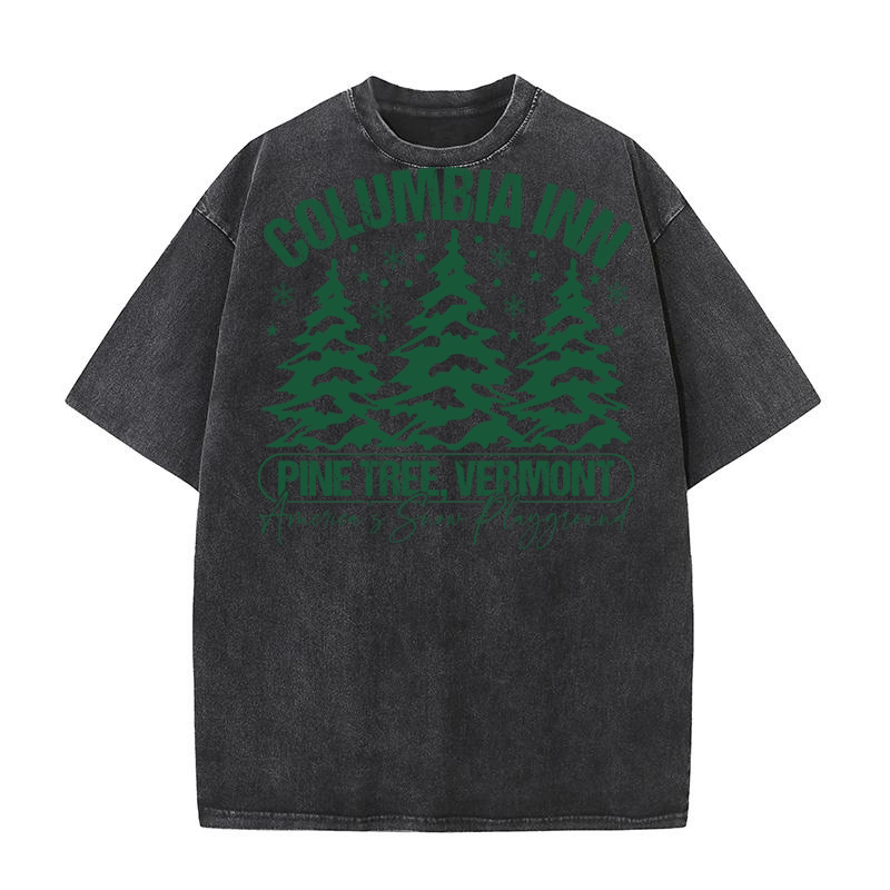 Columbia Inn Pine Tree Vermont Washed T-Shirt
