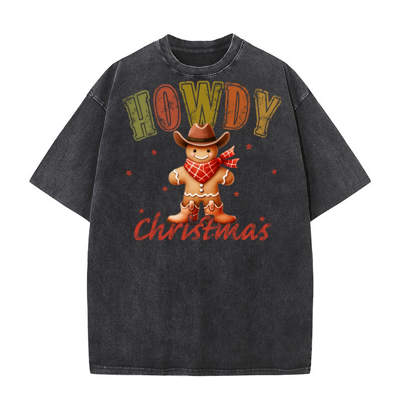 Howdy Christmas Washed T-Shirt