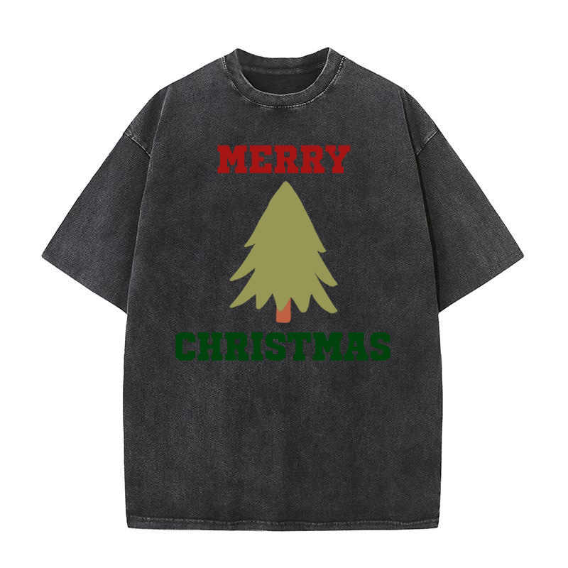 Merry Christmas 42 45 Washed T-Shirt