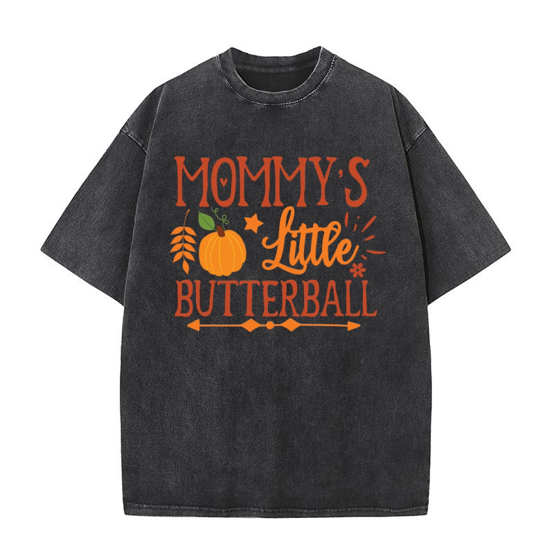 Mommys Little Butterball Washed T-Shirt