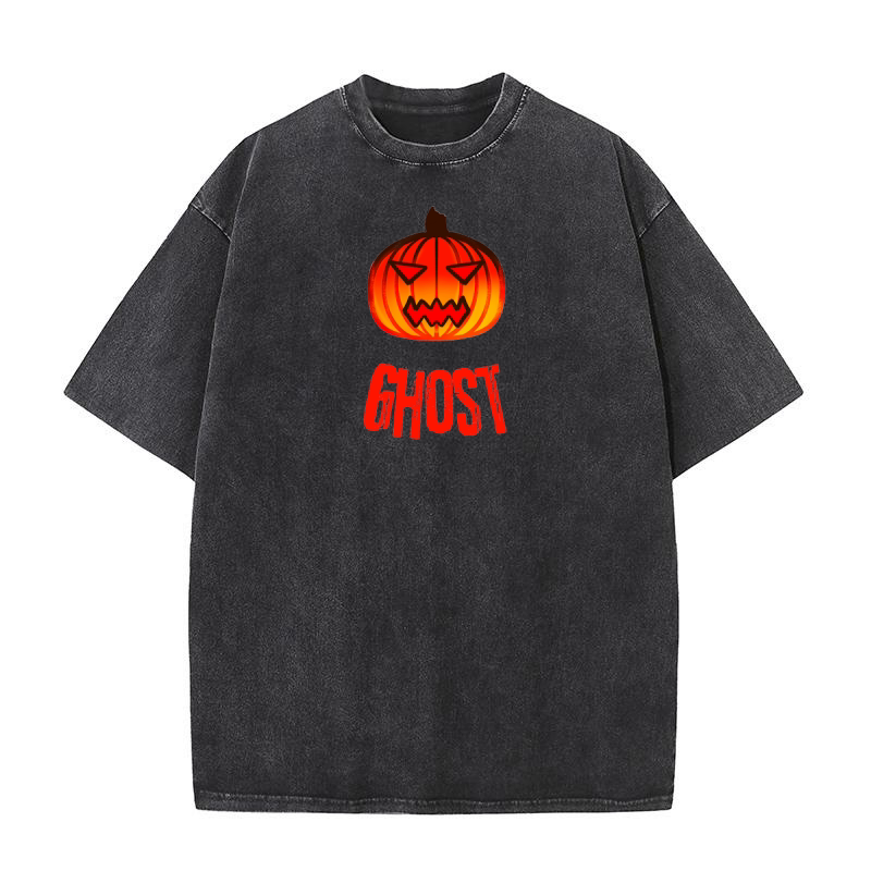 Pumpkin Ghost Washed T-Shirt