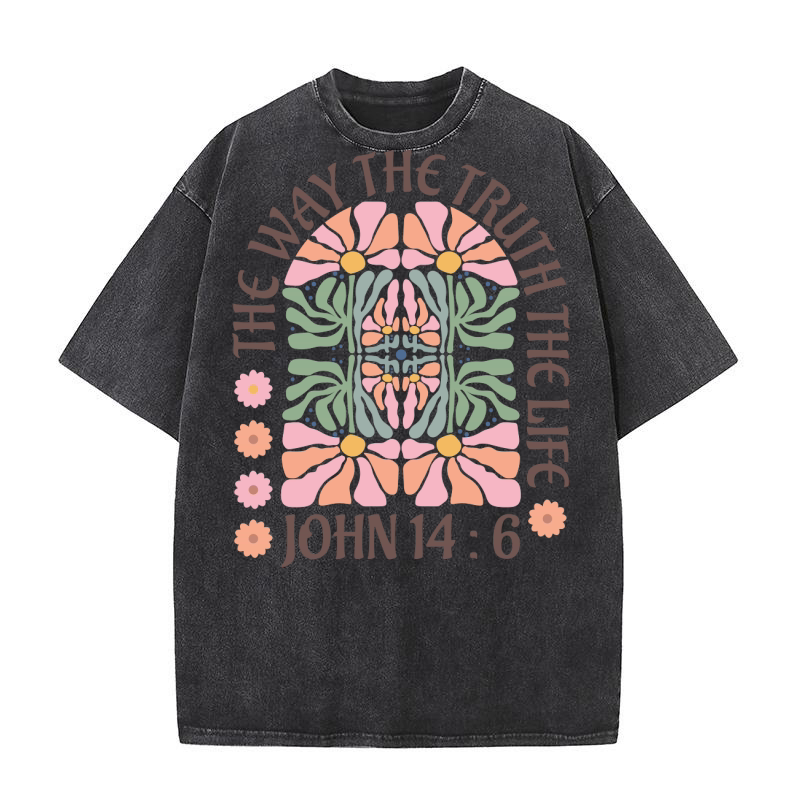 The Way The Truth The Life Washed T-Shirt