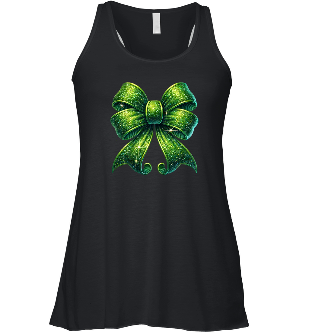 Christmas Coquette Bow 9 04 Women's Flowy Tank Top