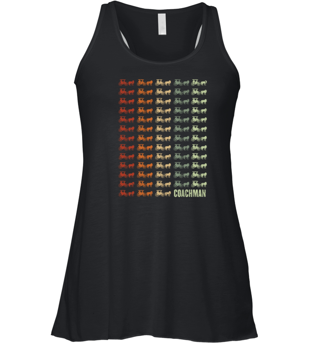 Coachman carriage horse Women's Flowy Tank Top