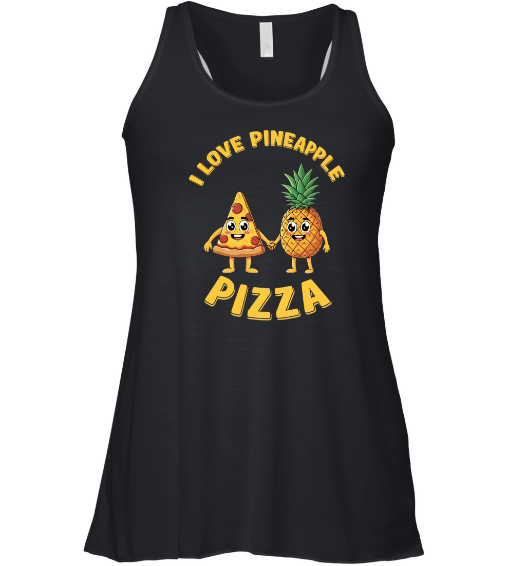 I Love Pineapple Pizza 02 Women's Flowy Tank Top