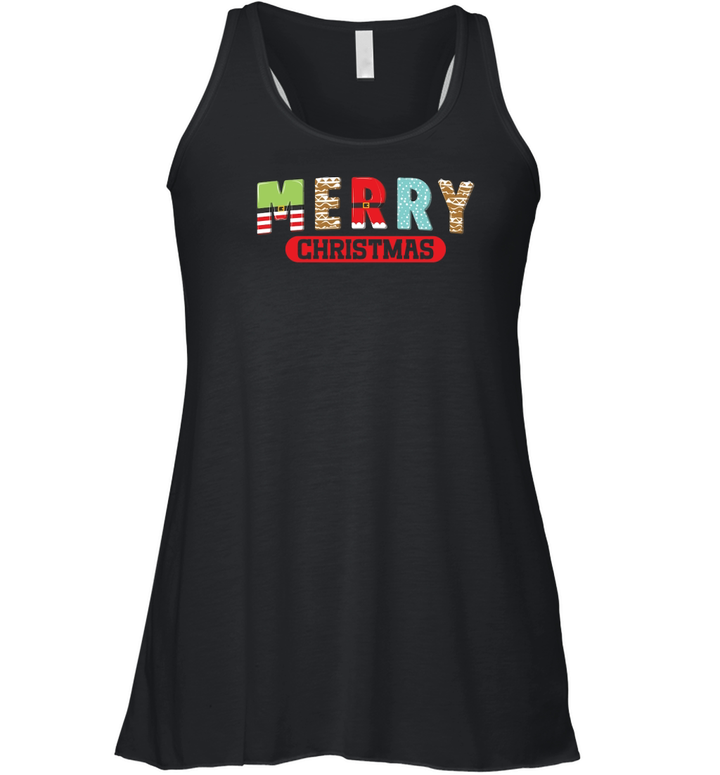 Merry Christmas 35 03 Women's Flowy Tank Top