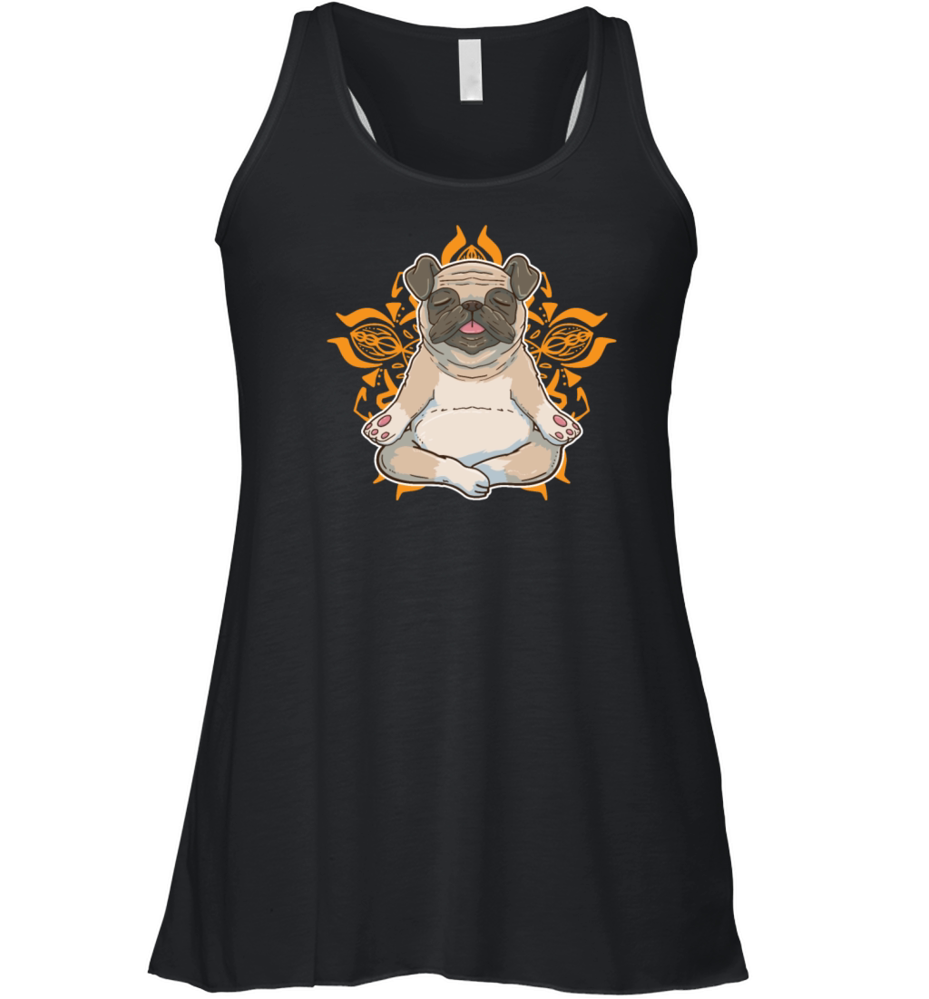 Pug Yoga Women's Flowy Tank Top
