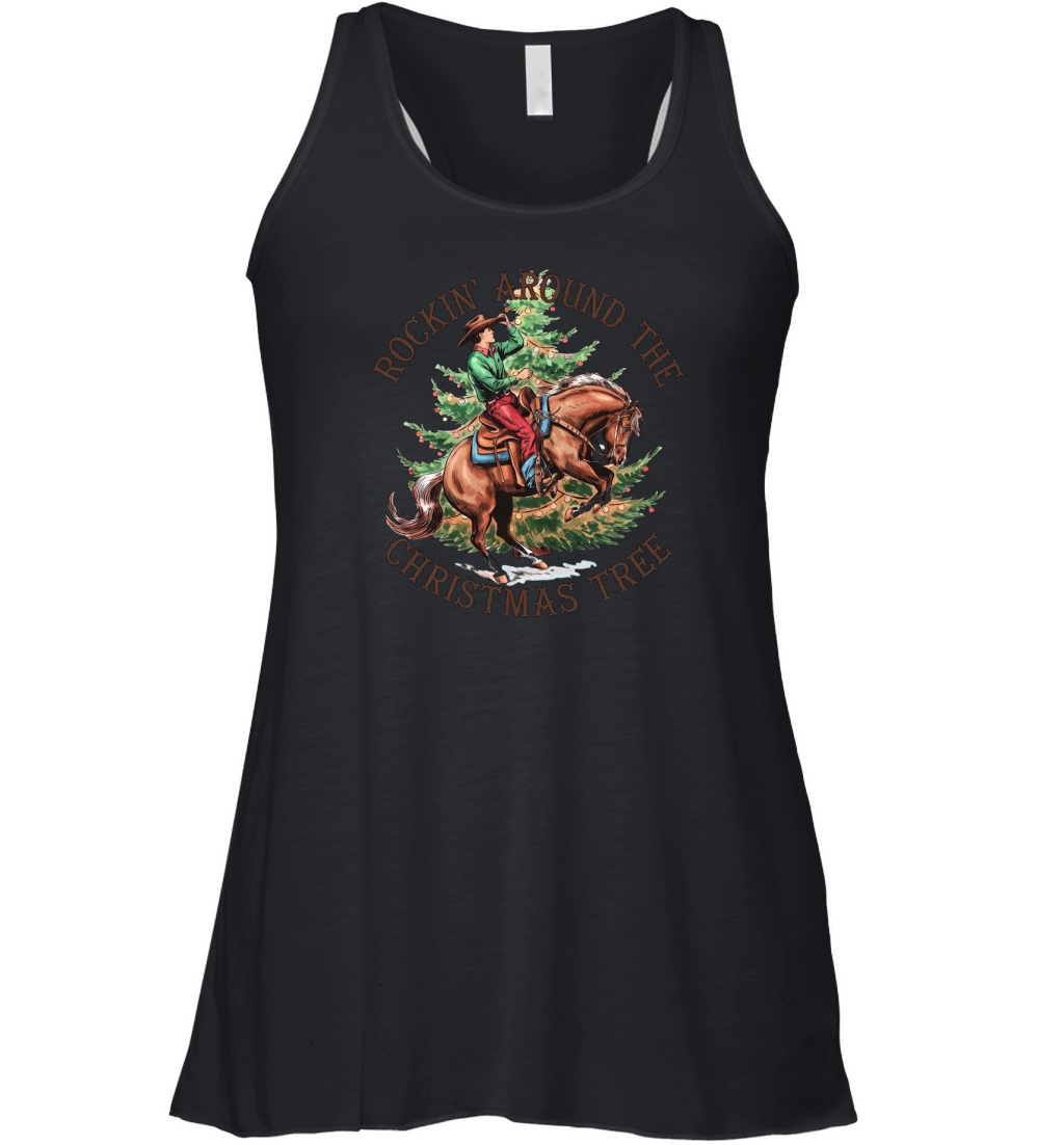 Rocking around the Christmas tree Women's Flowy Tank Top