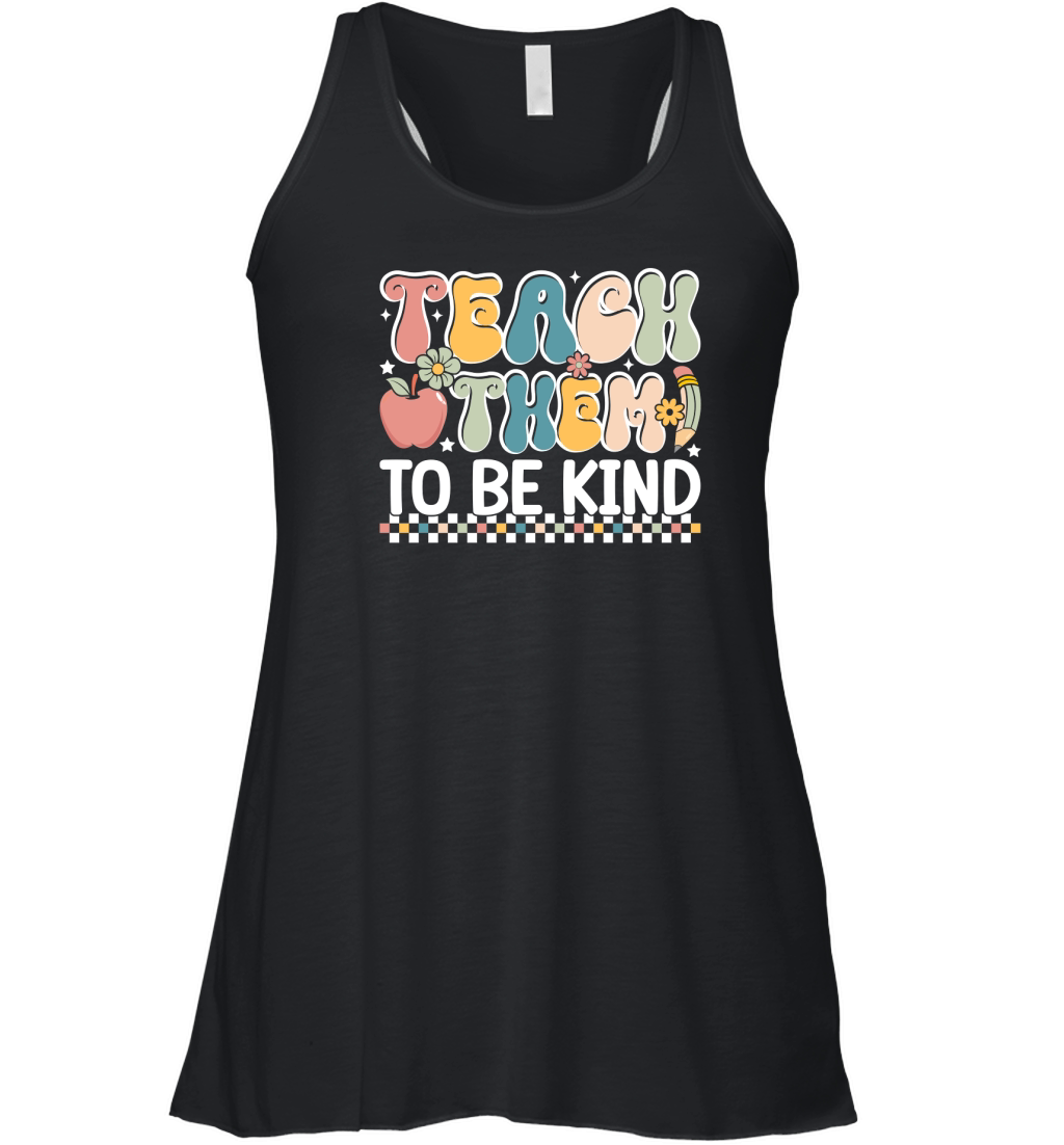 Teach them to be kind 02 Women's Flowy Tank Top