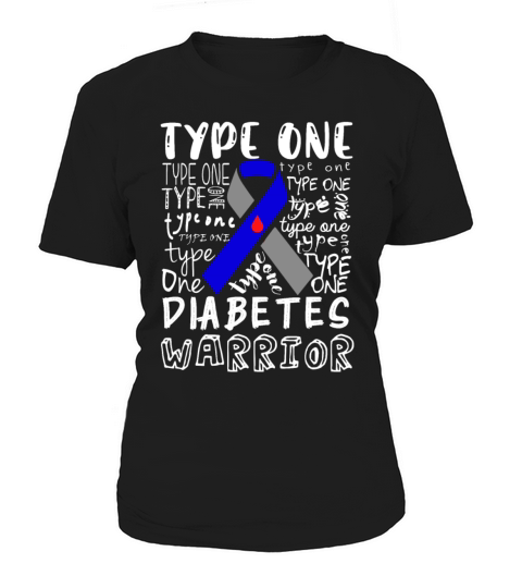 Type 1 Diabetes Awareness Aware T1D Warrior Women's T-Shirt