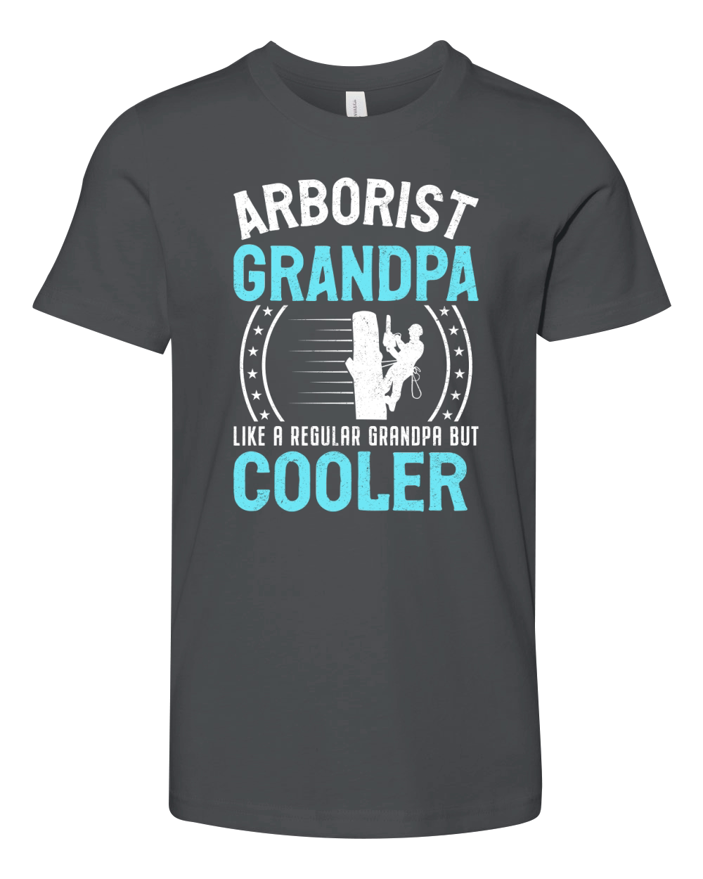 Arborist Grandpa Like A Regular Grandpa But Cooler (7) Youth Unisex Jersey Tee