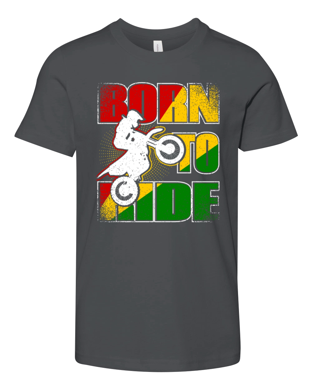 Motocross Born To Ride - gift Youth Unisex Jersey Tee