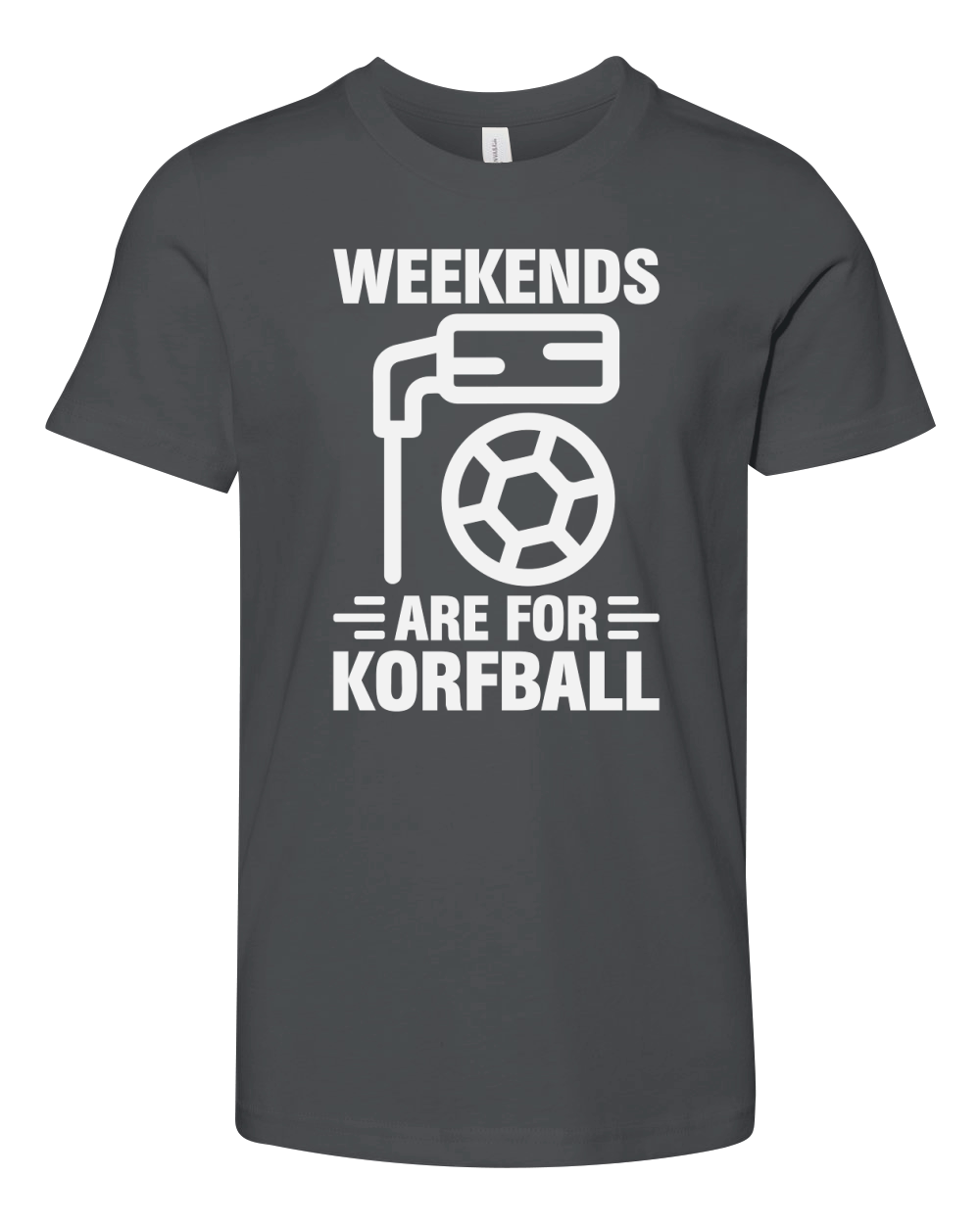 Weekends Are For Korfball Youth Unisex Jersey Tee