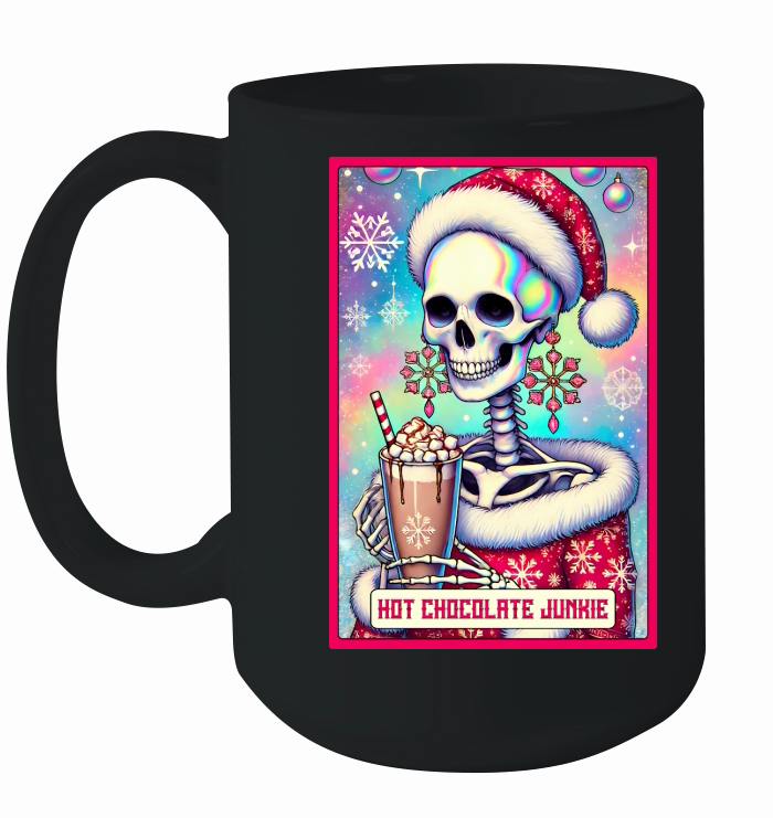 10.Christmas Skeleton Taro Cards Bundle Ceramic Mug