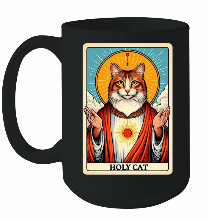 Holy Cat  02 Ceramic Mug