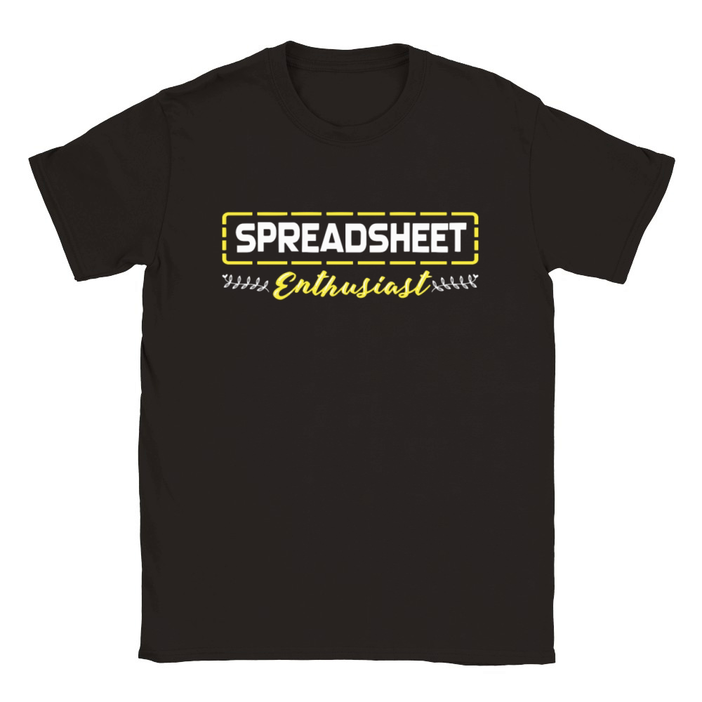 Funny Accountant I Spreadsheet Enthusiast Classic Kids Crewneck T-shirt