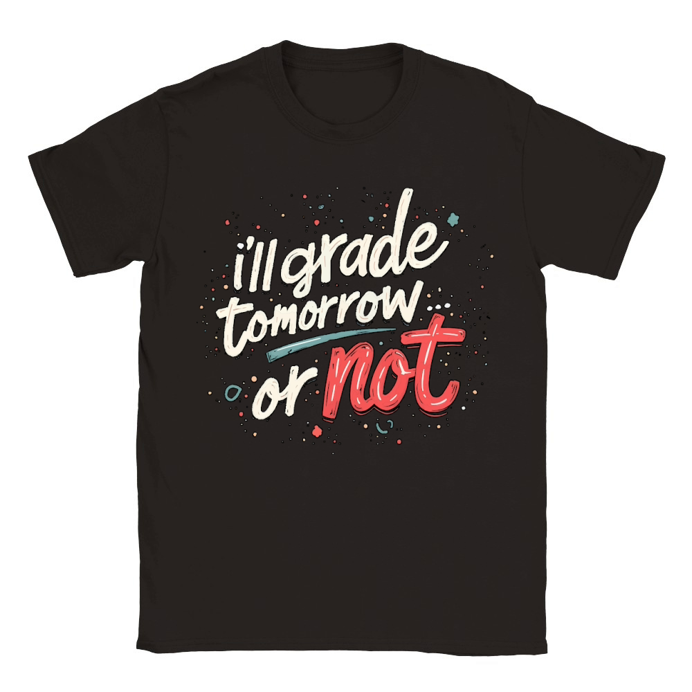 Ill grade that tomorrow or not Classic Kids Crewneck T-shirt