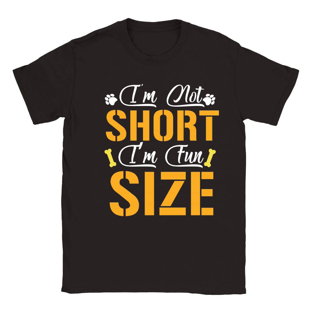 Im Not Short I’m Fun Size Classic Kids Crewneck T-shirt