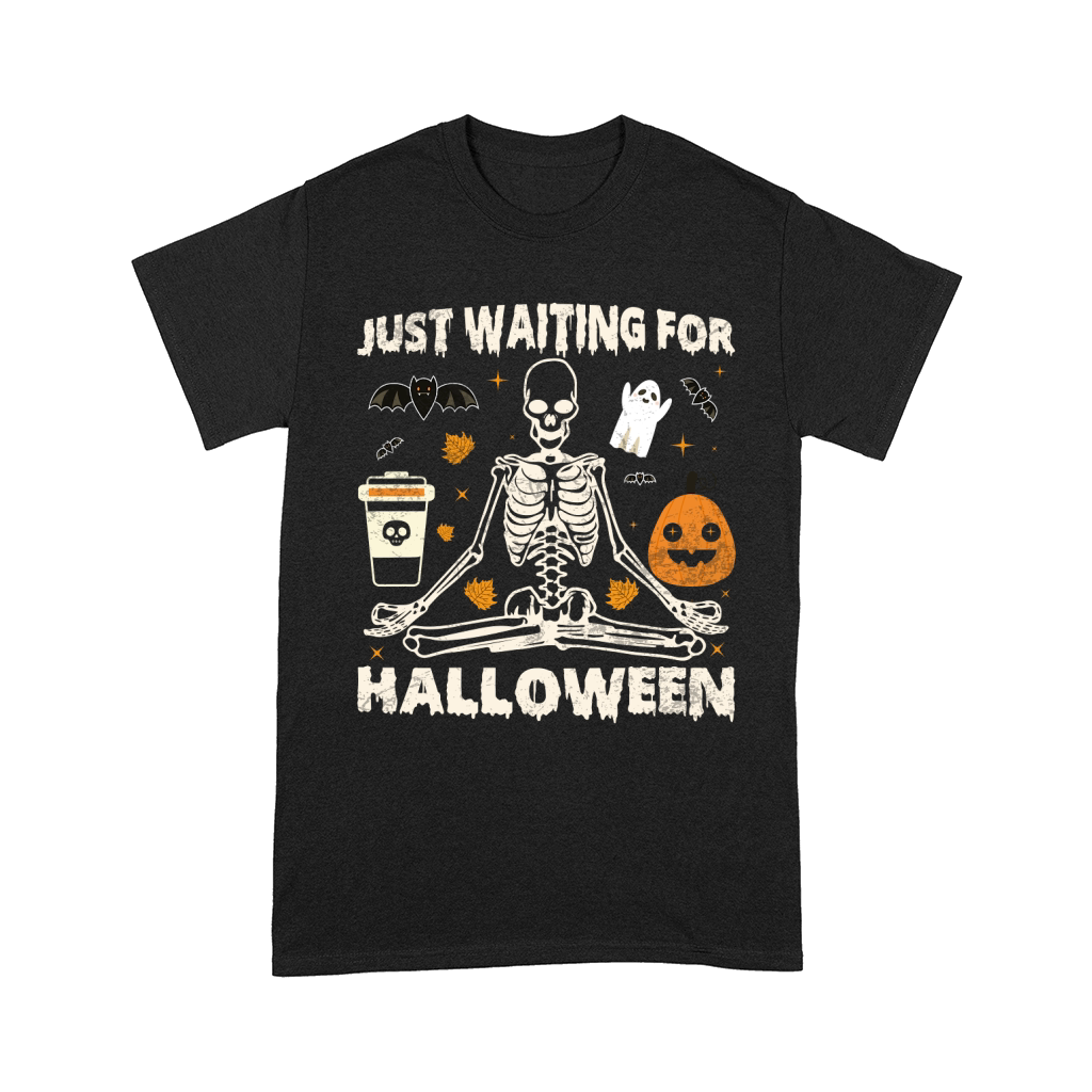 Just waiting For Halloween Skeleton Comfort T-shirt