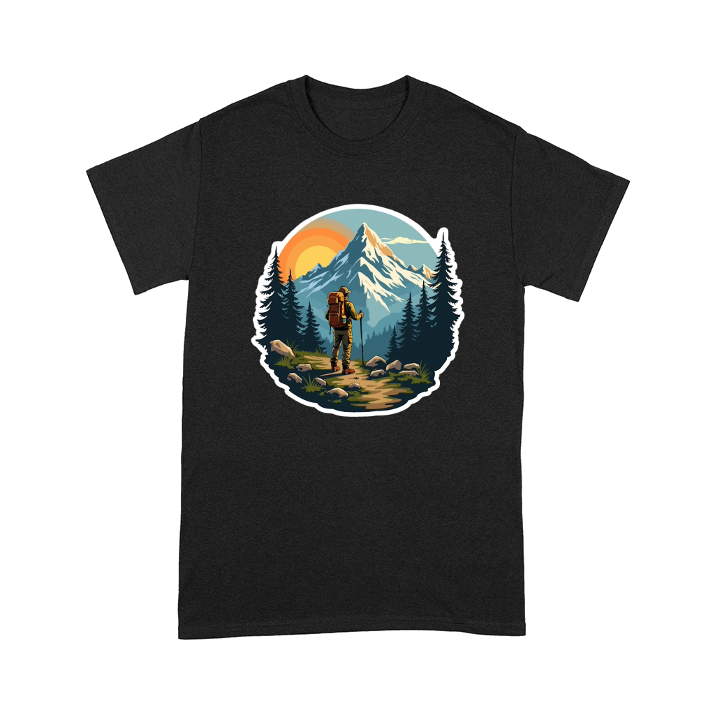 Mountain explorer hiking adventure Illus 15 Comfort T-shirt