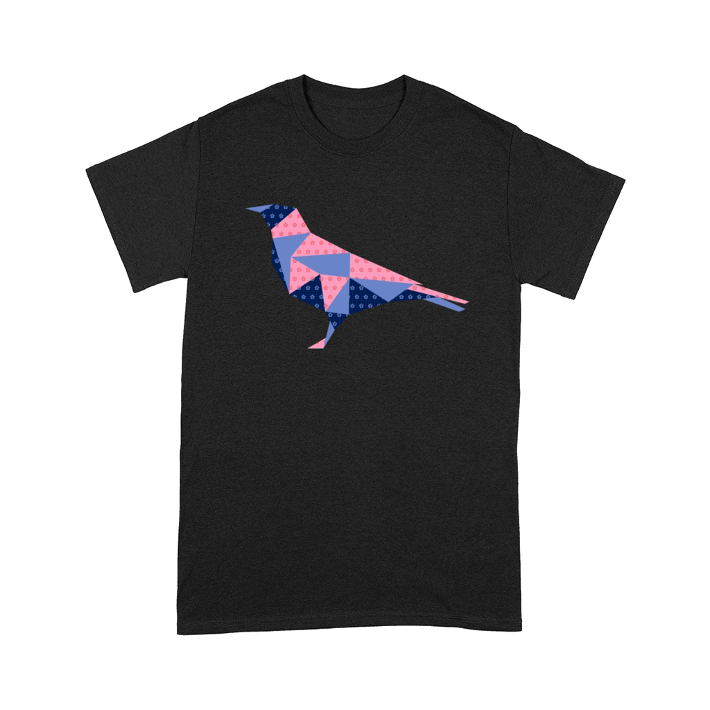 Origami pink and blue bird Comfort T-shirt