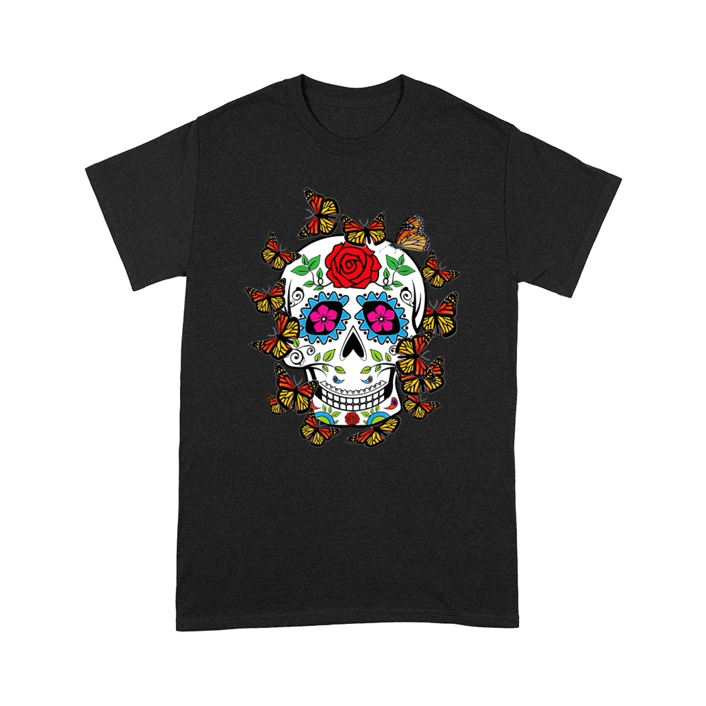 Original Dia De Los Muertos Costume Monarch Butterfly Halloween Comfort T-shirt