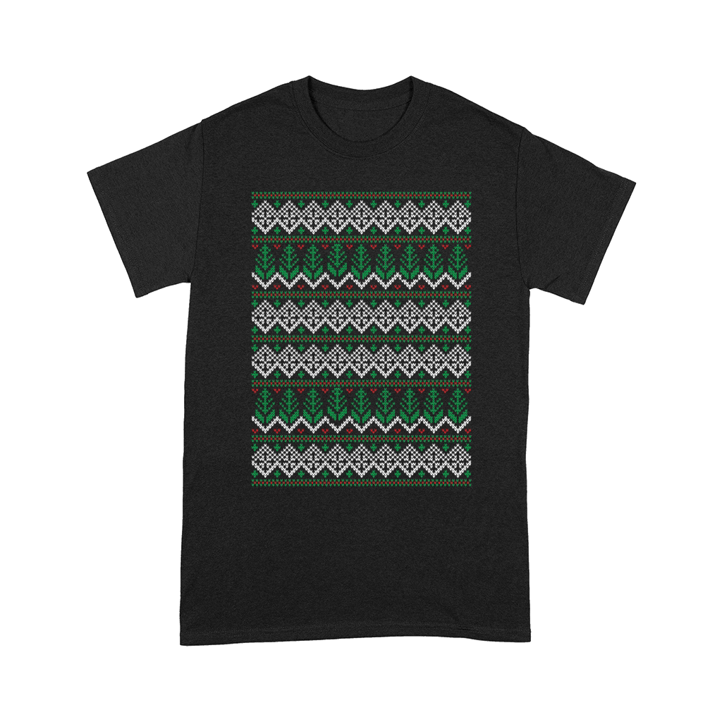 Ugly Christmas Patterns vector Comfort T-shirt
