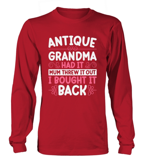 Antique Collector Antique Store Antiquing Long sleeved Unisex