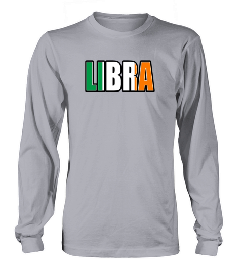 Libra Irish Horoscope Heritage DNA Flag Long sleeved Unisex