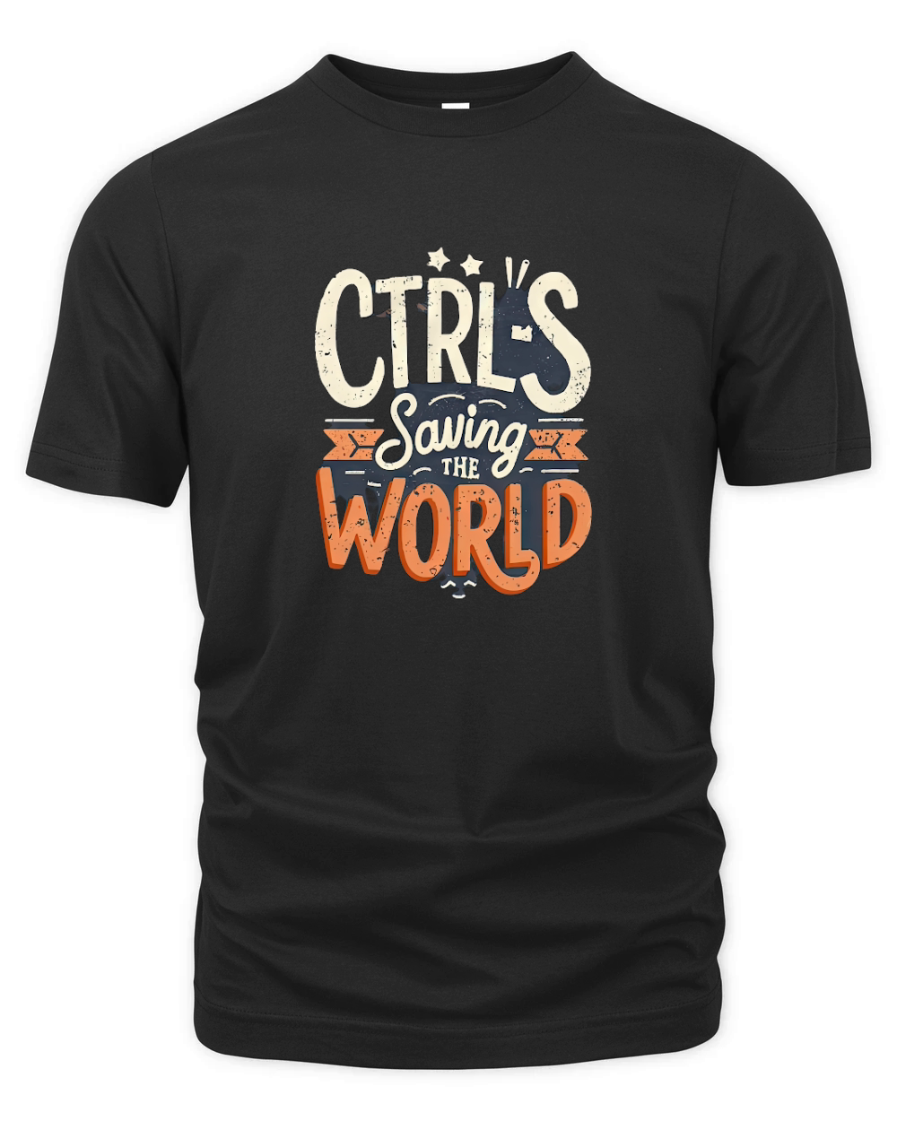 Ctrl S saving the world Organic Unisex T-shirt