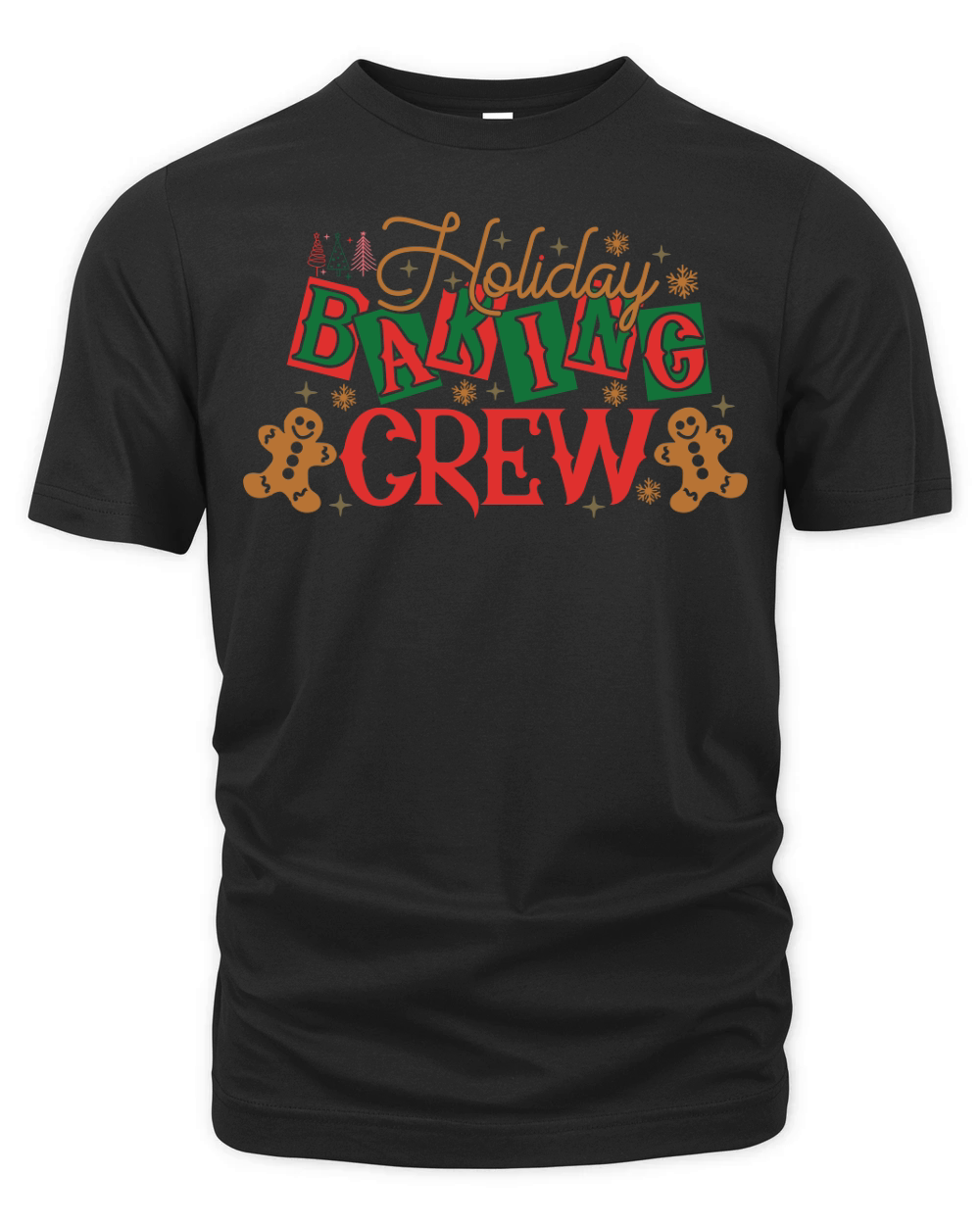 Holiday Baking Crew 3 Organic Unisex T-shirt