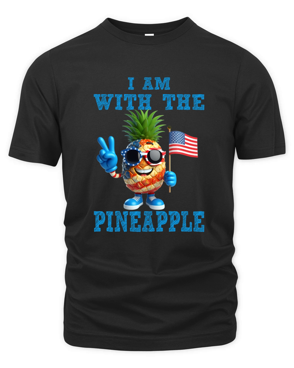 I am with the pineapple Organic Unisex T-shirt